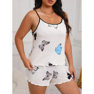 Cute Plus Size Butterfly PJs Size 14